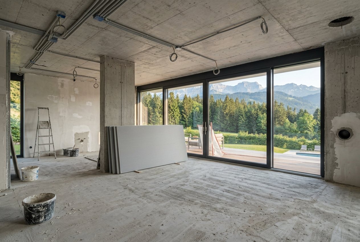 Le plateau avant travaux