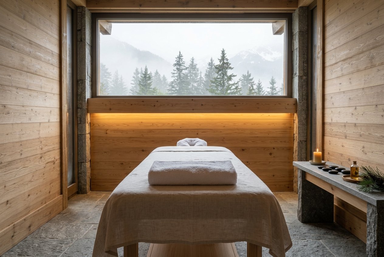 Cabine de massage claire