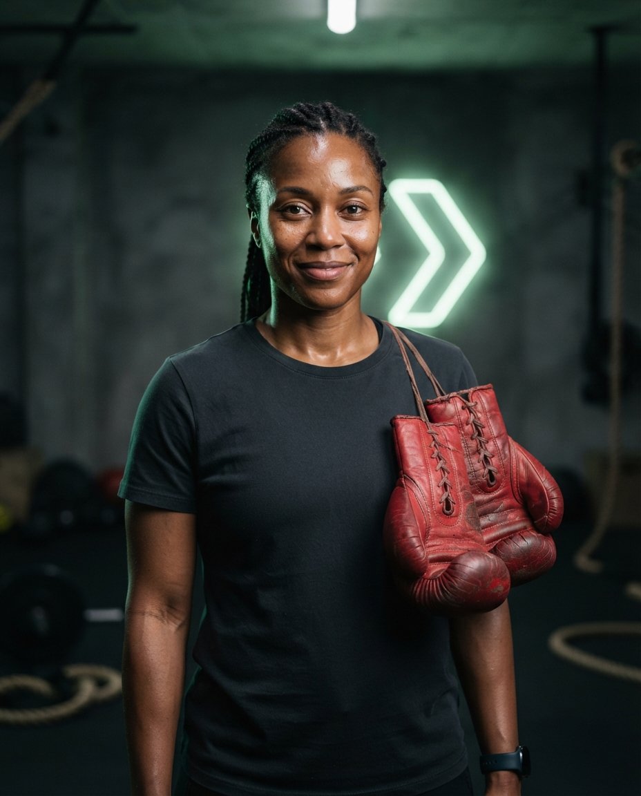 Inès, boxe et cardio